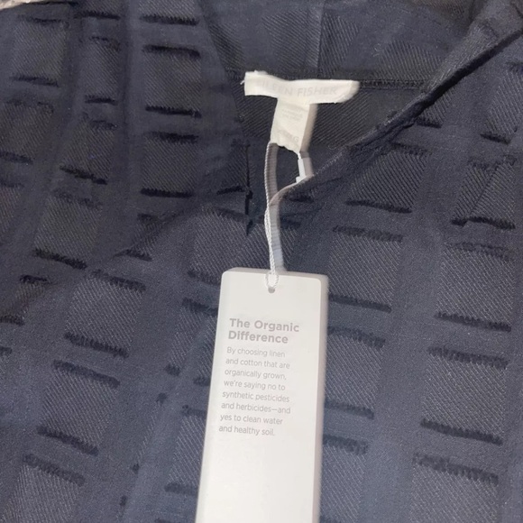 Eileen Fisher Org. Cotton Elbow Sleeve Kimono Jacket Large NWT - Picture 6 of 7